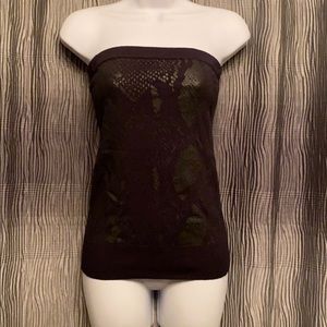Express snake skin tube top